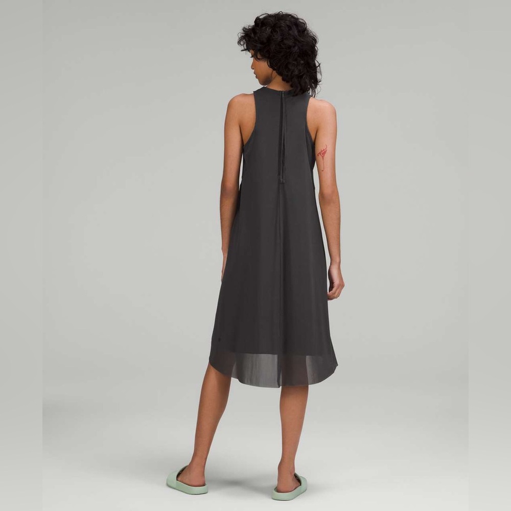 lululemon athletica Grey Drawstring Tank Dress - Picture 3 of 7